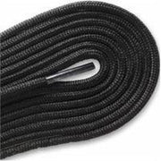 Thin Round Fashion Dress 1/8" Laces - Black (2 Pair Pack) Shoelaces from Shoelaces Express