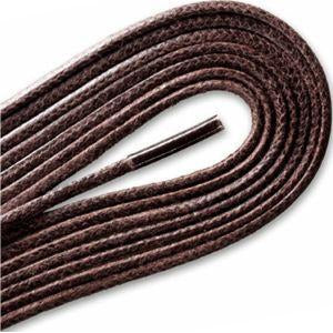 Waxed Cordo-Hyde Laces for Golf Shoes - Brown (2 Pair Pack) Shoelaces from Shoelaces Express