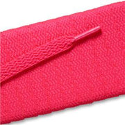 Flat Athletic Laces - Neon Pink (2 Pair Pack) Shoelaces from Shoelaces Express
