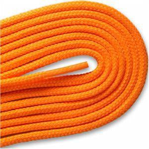 Round Athletic Laces - Neon Orange (2 Pair Pack) Shoelaces from Shoelaces Express