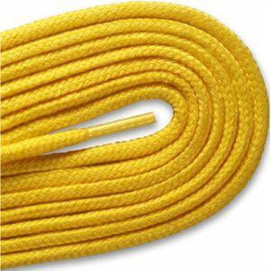 Round Athletic Laces - Yellow (2 Pair Pack) Shoelaces from Shoelaces Express