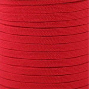 Flat Athletic Laces Custom Length with Tip - Red (1 Pair Pack) Shoelaces from Shoelaces Express