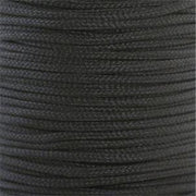 Round Athletic Laces Custom Length with Tip - Black (1 Pair Pack) Shoelaces from Shoelaces Express