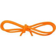 Waxed Cotton Thin Round 1/8" Dress Laces - Fire Orange (2 Pair Pack) Shoelaces from Shoelaces Express