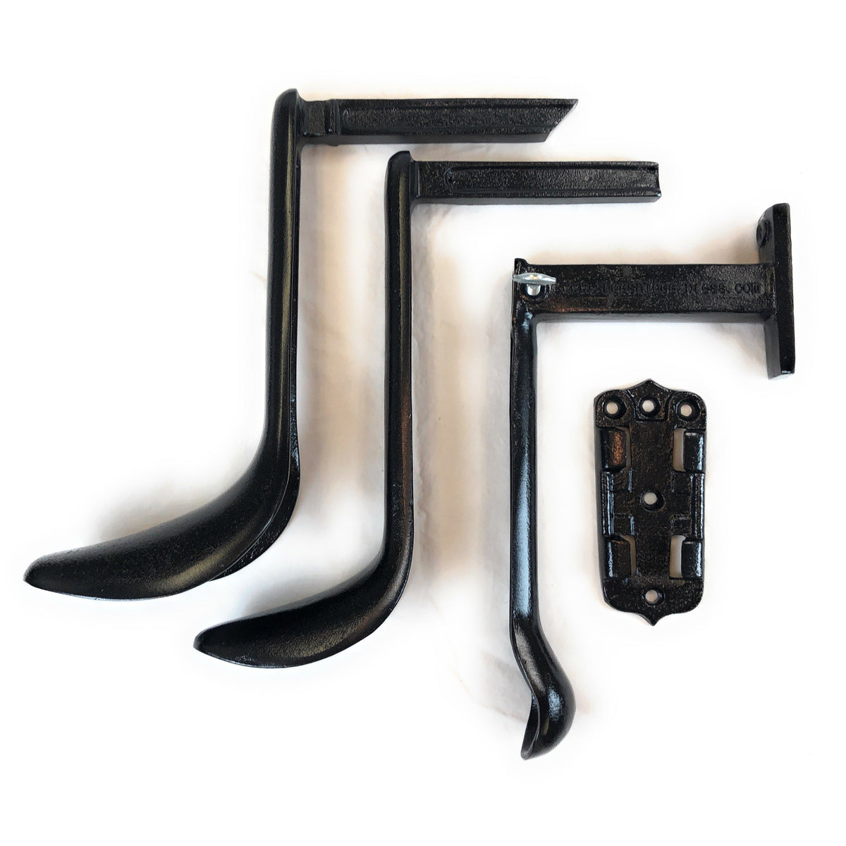 The Double Squiggle Metal Coat Rack - Black