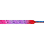 Glitter Flat 3/8" - Rainbow (12 Pair Pack) Shoelaces from Shoelaces Express