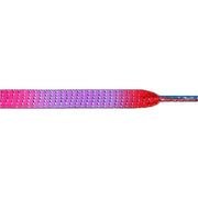 Wholesale Glitter Flat 3/8" - Rainbow (12 Pair Pack) Shoelaces from Shoelaces Express