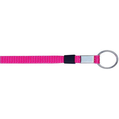 Key Ring Glitter 3/8" - Hot Pink (12 Pack) Shoelaces from Shoelaces Express