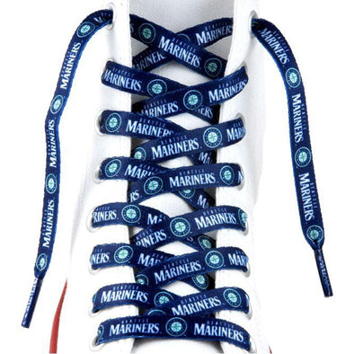 MLB LaceUps - Seattle Mariners (1 Pair Pack) Shoelaces from Shoelaces Express