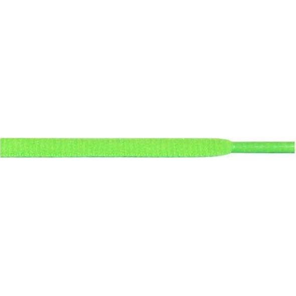 Oval 1/4" - Neon Green (12 Pair Pack) Shoelaces from Shoelaces Express