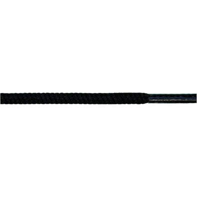 Wholesale Round 3/16" - Black (12 Pair Pack) Shoelaces from Shoelaces Express