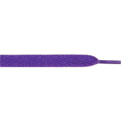 Skateboard Flat 1/2" - Purple (12 Pair Pack) Shoelaces from Shoelaces Express