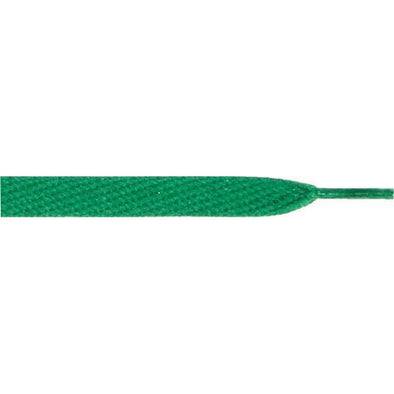 Skateboard Flat 1/2" - Green (12 Pair Pack) Shoelaces from Shoelaces Express