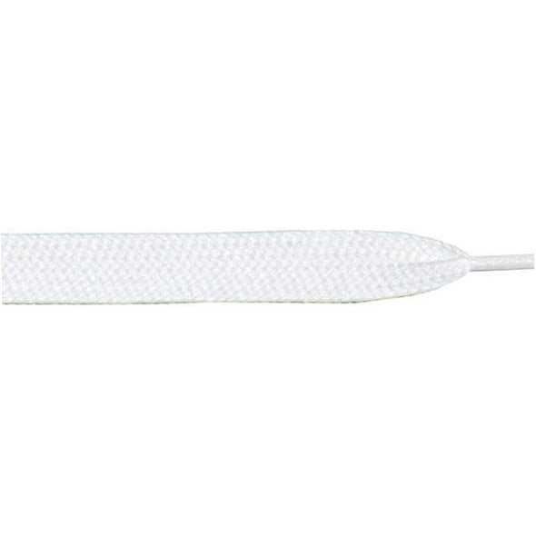 Thick Flat 3/4" - White (12 Pair Pack) Shoelaces from Shoelaces Express
