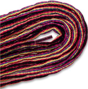 Sure-Lace Bubble Laces - Black Multicolor (2 Pair Pack) Shoelaces