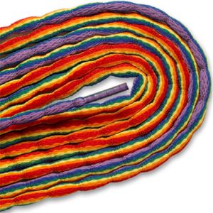 Sure-Lace Bubble Laces - Rainbow (2 Pair Pack) Shoelaces