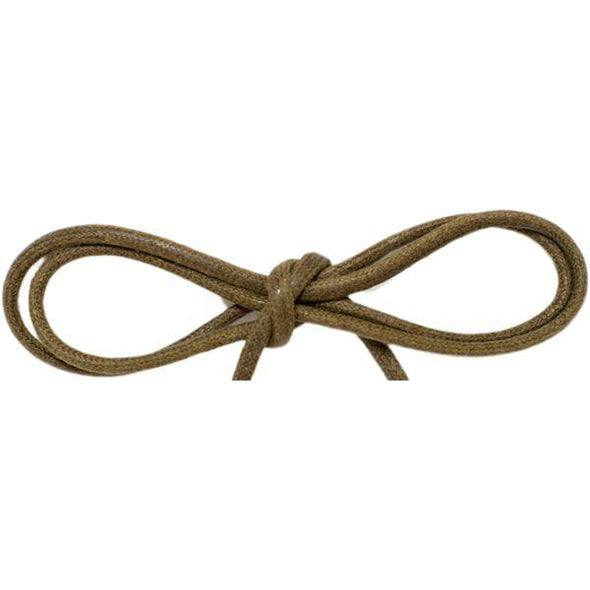 Spool - Waxed Cotton Thin Round Dress - Olive Green 1/8" (144 yards) Shoelaces from Shoelaces Express