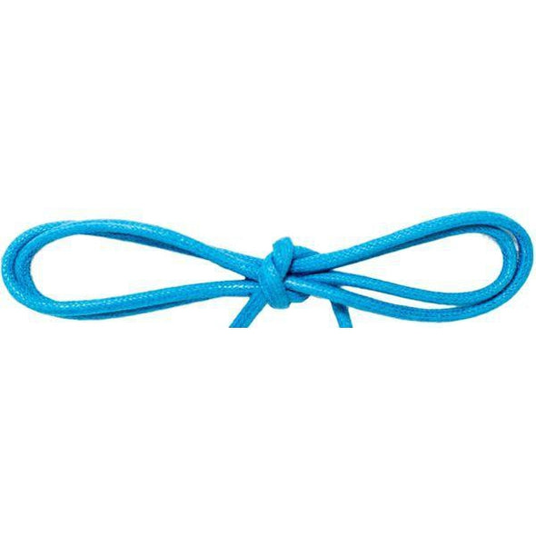 Spool - Waxed Cotton Thin Round Dress - Neon Blue 1/8" (144 yards) Shoelaces from Shoelaces Express