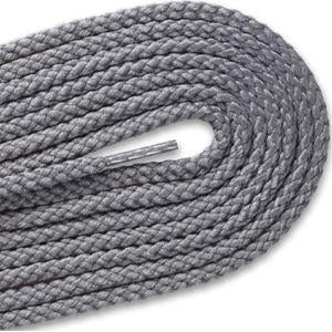 Round Braided Laces - Gray (2 Pair Pack) Shoelaces from Shoelaces Express
