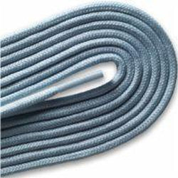 Fashion Thin Round Dress 1/8" Laces Custom Length with Tip - Ice Blue (1 Pair Pack) Shoelaces from Shoelaces Express