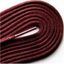 Fashion Thin Round Dress 1/8" Laces Custom Length with Tip - Maroon (1 Pair Pack) Shoelaces from Shoelaces Express
