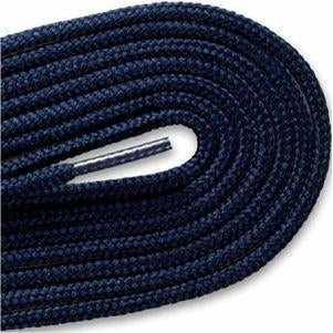 Fashion Thin Round Dress 1/8" Laces Custom Length with Tip - Navy (1 Pair Pack) Shoelaces from Shoelaces Express