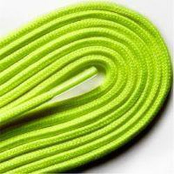 Fashion Thin Round Dress 1/8" Laces Custom Length with Tip - Neon Yellow (1 Pair Pack) Shoelaces from Shoelaces Express