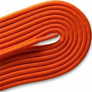 Fashion Casual/Athletic Round 3/16" Laces Custom Length with Tip - Neon Orange (1 Pair Pack) Shoelaces from Shoelaces Express
