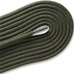 Fashion Casual/Athletic Round 3/16" Laces - Olive Green (2 Pair Pack) Shoelaces from Shoelaces Express