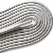 Fashion Casual/Athletic Round 3/16" Laces - White (2 Pair Pack) Shoelaces from Shoelaces Express