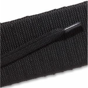 Fashion Athletic Flat Laces Custom Length with Tip - Black (1 Pair Pack) Shoelaces Shoelaces from Shoelaces Express