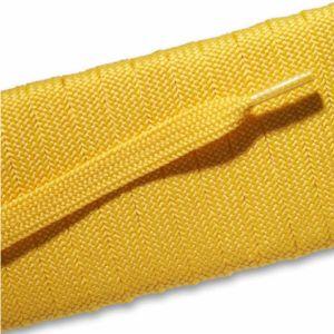 Fashion Athletic Flat Laces - Gold (2 Pair Pack) Shoelaces from Shoelaces Express