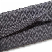 Fashion Athletic Flat Laces - Gray (2 Pair Pack) Shoelaces from Shoelaces Express