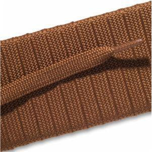 Fashion Athletic Flat Laces - Light Brown (2 Pair Pack) Shoelaces from Shoelaces Express