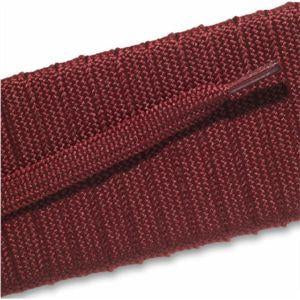 Fashion Athletic Flat Laces - Maroon (2 Pair Pack) Shoelaces from Shoelaces Express