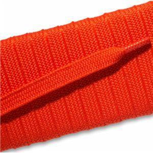Fashion Athletic Flat Laces Custom Length with Tip - Orange (1 Pair Pack) Shoelaces from Shoelaces Express