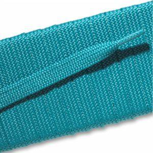 Fashion Athletic Flat Laces Custom Length with Tip - Turquoise (1 Pair Pack) Shoelaces from Shoelaces Express