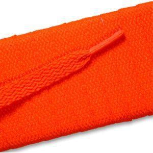 Flat Athletic Laces - Neon Orange (2 Pair Pack) Shoelaces from Shoelaces Express