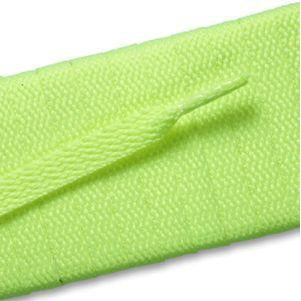 Flat Athletic Laces - Neon Yellow (2 Pair Pack) Shoelaces from Shoelaces Express