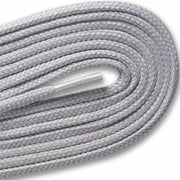 Round Athletic Laces - Gray Silver (2 Pair Pack) Shoelaces from Shoelaces Express