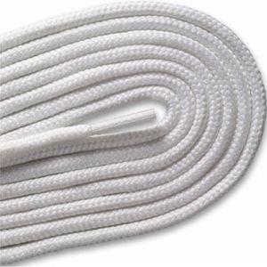 Round Athletic Laces - White (2 Pair Pack) Shoelaces from Shoelaces Express