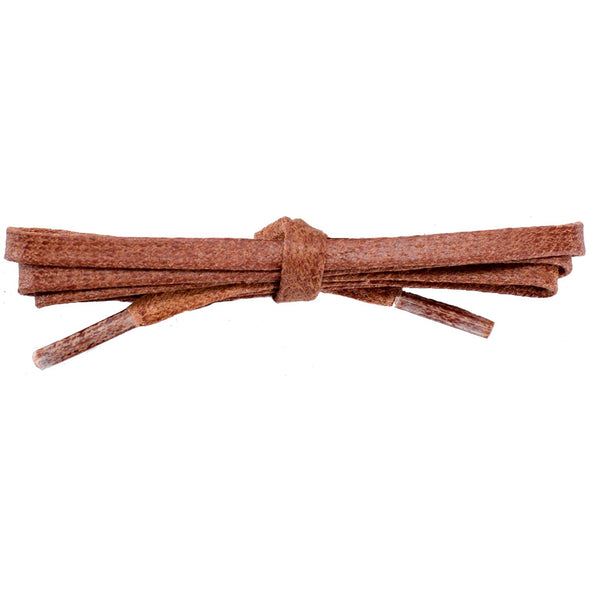 Spool - Waxed Cotton Flat Dress - Cognac (100 yards) Shoelaces from Shoelaces Express