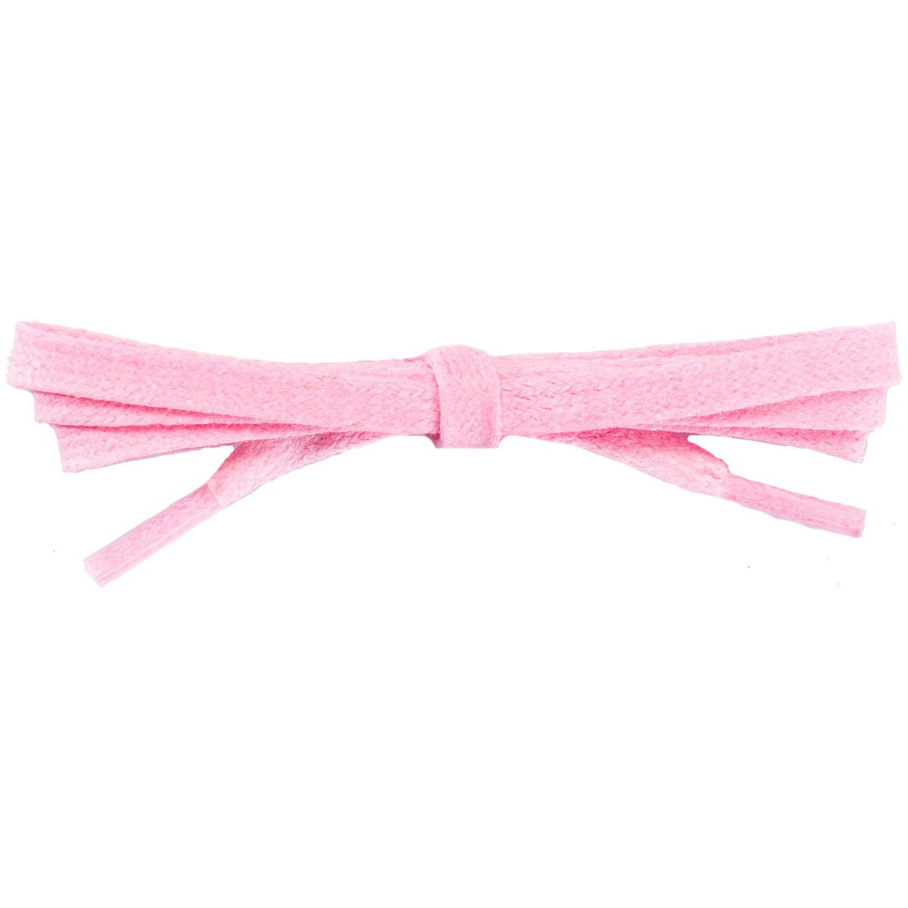 Waxed Cotton Flat Dress Laces - Pastel Pink (2 Pair Pack) Shoelaces from Shoelaces Express