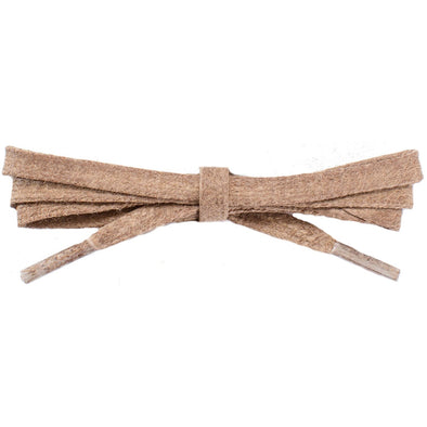 Waxed Cotton Flat Dress Laces - Tan (2 Pair Pack) Shoelaces from Shoelaces Express