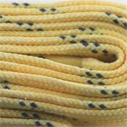 Poly Hockey Waxed Laces - Maize (2 Pair Pack) Shoelaces from Shoelaces Express