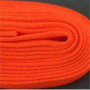 Figure Skate Laces - Neon Orange (2 Pair Pack) Shoelaces from Shoelaces Express