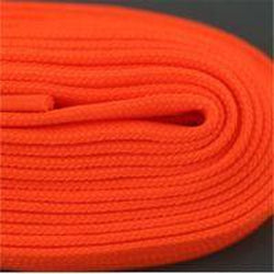 Figure Skate Laces - Neon Orange (2 Pair Pack) Shoelaces from Shoelaces Express