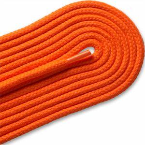Thick Round Athletic Laces - Neon Orange (2 Pair Pack) Shoelaces from Shoelaces Express