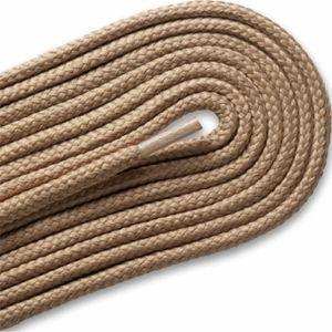 Thick Round Athletic Laces - Tan (2 Pair Pack) Shoelaces from Shoelaces Express