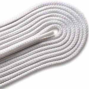 Thick Round Athletic Laces - White (2 Pair Pack) Shoelaces from Shoelaces Express